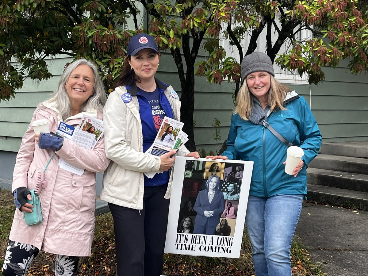 Great afternoon canvassing with Keith Wilson &amp; team. It was fun to have <a href="/KOINNews/">KOIN News</a> join us for door knocking! As one voter put it: RCV voting is exhausting. Keep with it Portlanders and get your ballots in!