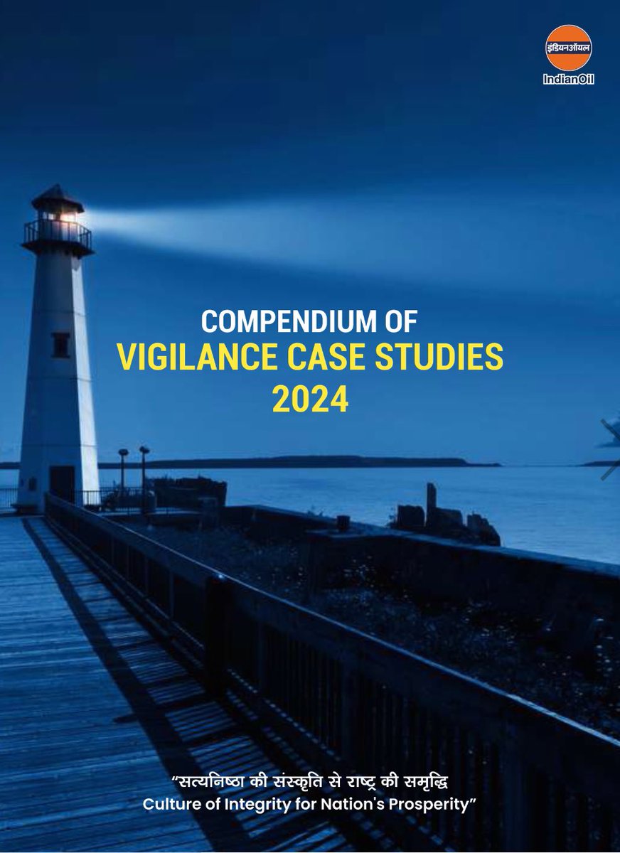 As part of #VAW2024 unveiled the collection of impactful case studies &amp; insights into vigilance through articles, poems in form of magazine VIGIL that emphasise the power of awareness and action. <a href="/CVCIndia/">CVC, Govt. of India</a> <a href="/PetroleumMin/">Ministry of Petroleum and Natural Gas #MoPNG</a> <a href="/IndianOilcl/">Indian Oil Corp Ltd</a> <a href="/ChairmanIOCL/">ChairmanIOC</a>