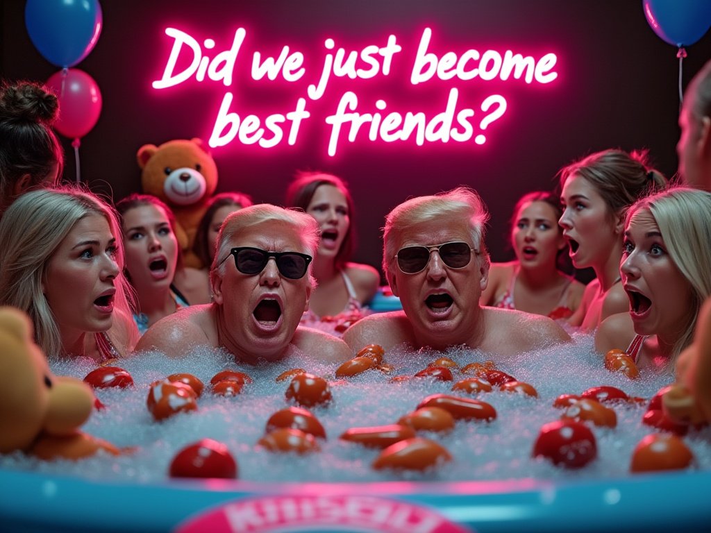 Brian_3000's tweet photo. In honor of the Trump Epstein Bromance i give you "DID WE JUST BECOME BEST FRIENDS!" Enjoy? #Trump #Epstein #JusticeForVictims #NotAboveTheLaw #Accountability #TruthMatters #ExposeTheTruth #NoMoreSecrets #FightForJustice #WeDemandAnswers #SurvivorStories #TimeToTalk #EndSilence #PowerAndCorruption #CheckTheFacts #WakeUpAmerica #TruthWillOut #ScandalAlert #UnmaskTheTruth #JusticeForAll #SpeakUp #NoMoreCoverUps #TruthSeeker #HoldThemAccountable #RapeCulture #StandWithSurvivors #ExposeTheCorruption #JusticeIsComing #TruthOverPower #DemandJustice