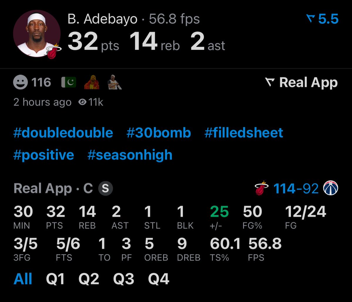 LegionHoops's tweet photo. MEXICO CITY BAM TONIGHT:

32 POINTS
14 REBOUNDS
12/24 FG
3/5 3P

🔥🔥🔥 (via @realapp) https://t.co/eVT0egbnda