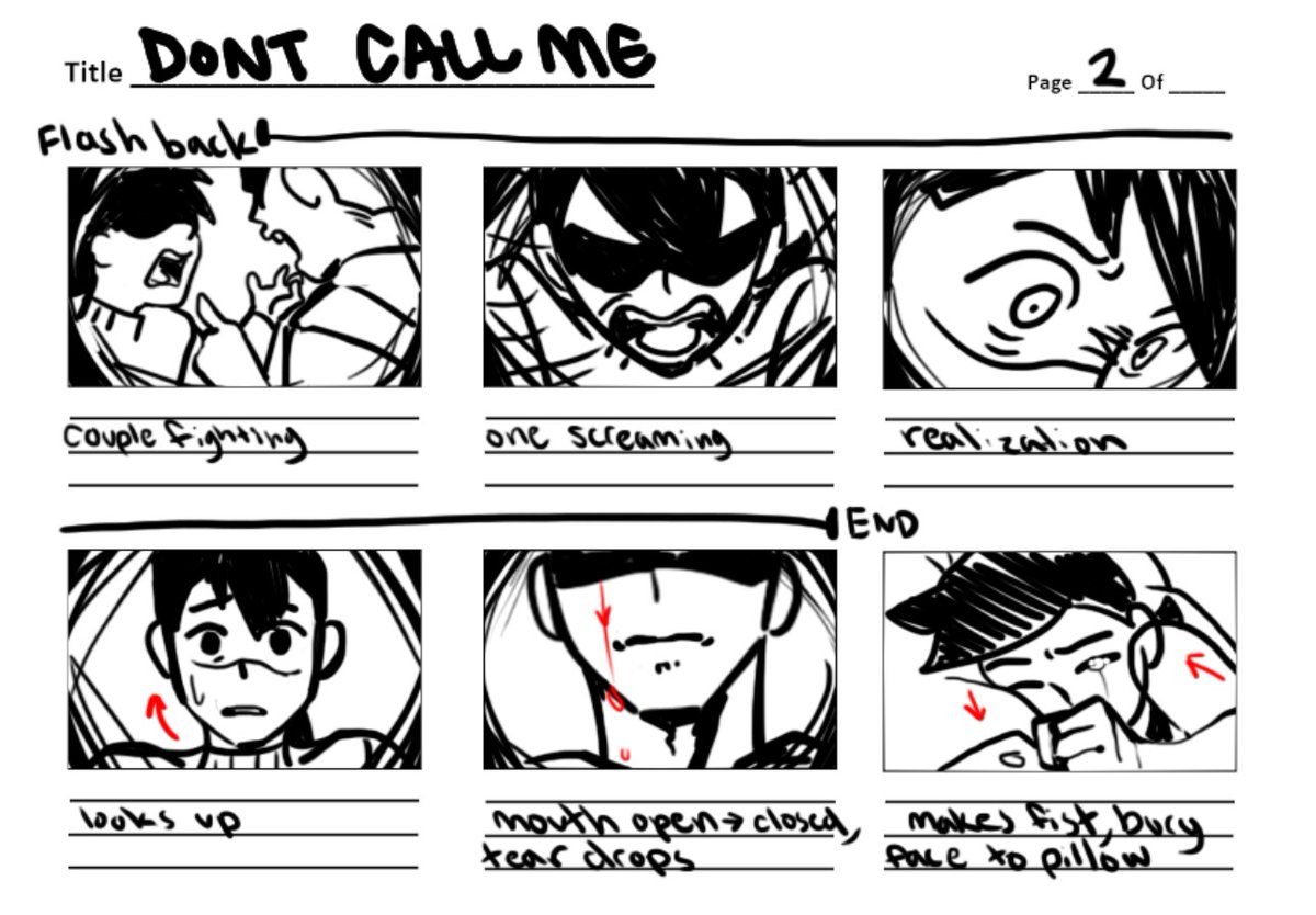 remshia's tweet photo. "dont call me. dont come by my house. we're done." ahh storyboards 😩 2/ outta something, doomed yaoi /j https://t.co/aMYyVKkyFT