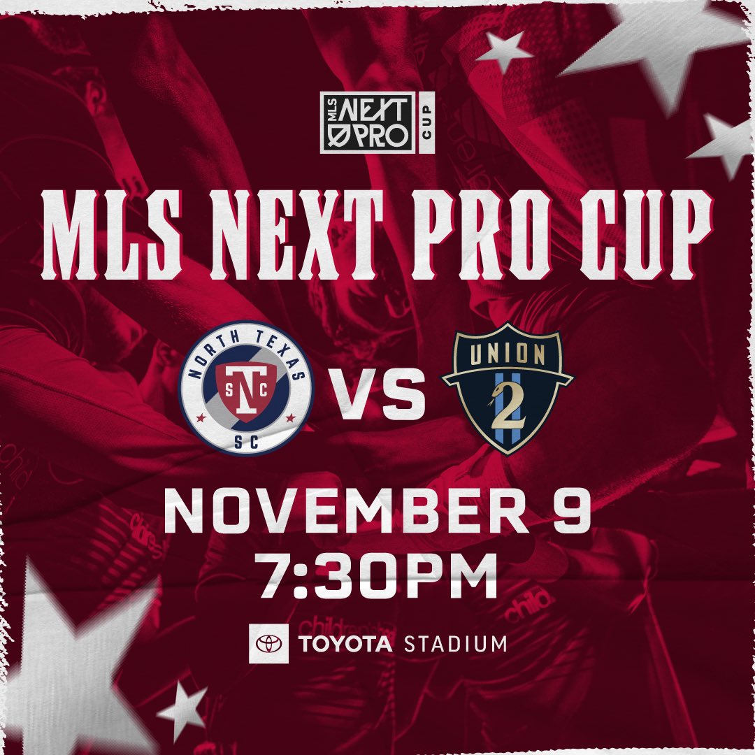 northtexasSC's tweet photo. Next up, it’s for the Cup 🏆

See you at @ToyotaStadiumTX!

🎟️ https://t.co/UK8qyJhRFX https://t.co/UXX3yvMeEy