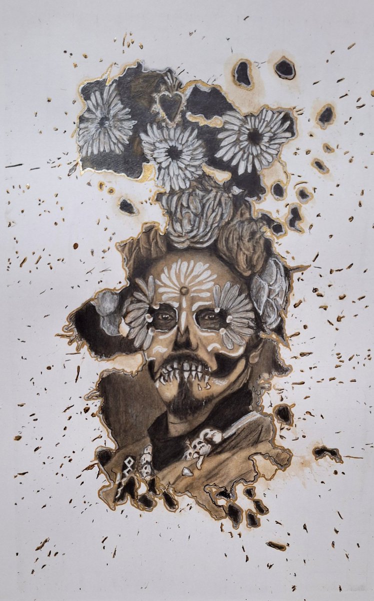ignotopaciente's tweet photo. Título: Ruben 
Técnica: Mixta sobre papel 
Medidas: 21x30 https://t.co/c6iE8U00fz