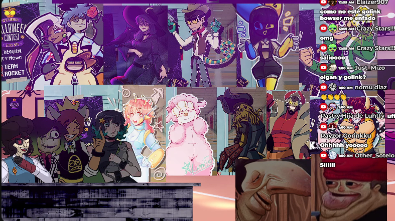 SoyElidcg's tweet photo. gracias a la academia S.A pude tener la relevancia que tanto buscaba y una mejoría en la calidad de mis dibujos enorme, no tengo nada más que agradecer (btw los tres mejores disfraces de todo el evento jsjsjs) adiós #AcademiaSA https://t.co/5e6Buw9bTn