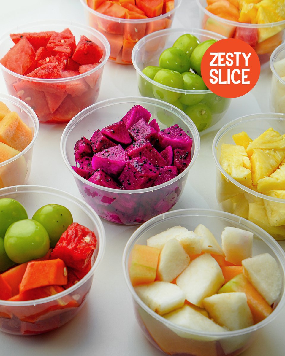 Zesty Slice, fresh fruit slices for a healthy snack on the go, anytime, anywhere. Only available on Kulina app 🍉🍐🍎🥭🍍

#KulinaID #CorporateCatering #CateringJakarta #HealthyFood #Foodie #fruits #freshfruit #healthymeals