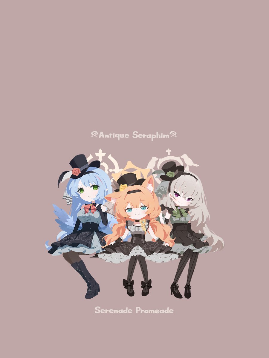 壁紙にできるアンティーク・セラフィムさん #ブルアカ