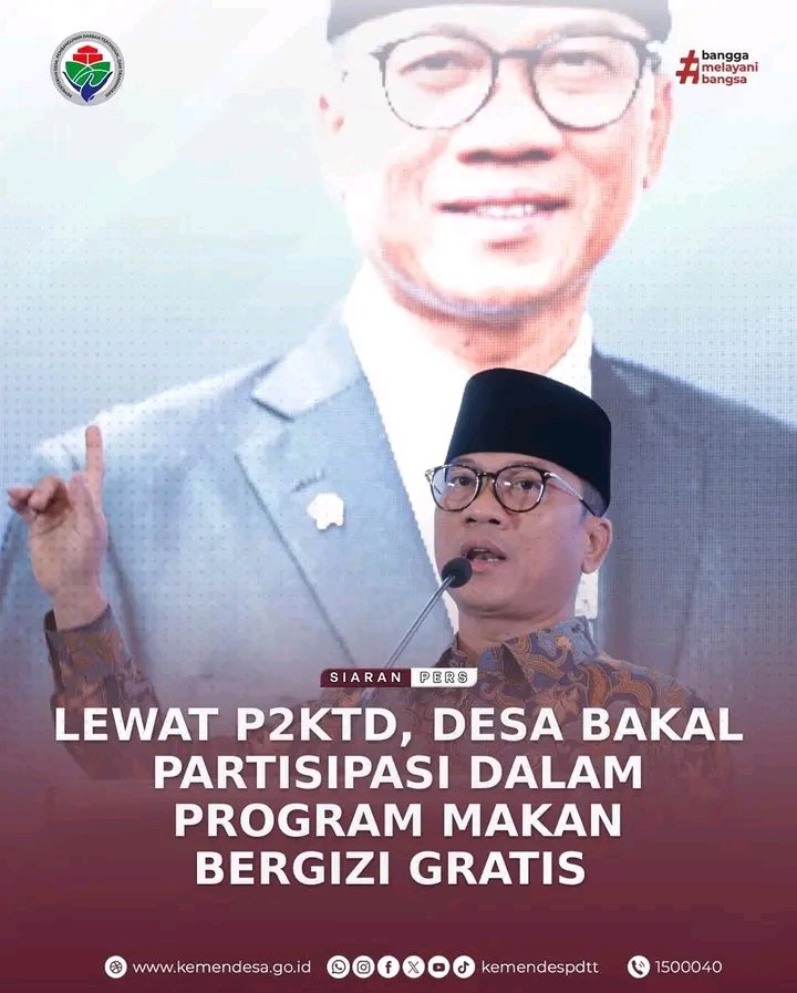Desa adalah Kekuatan terdepan dalam menyukseskan Program Makan bergizi Gratis