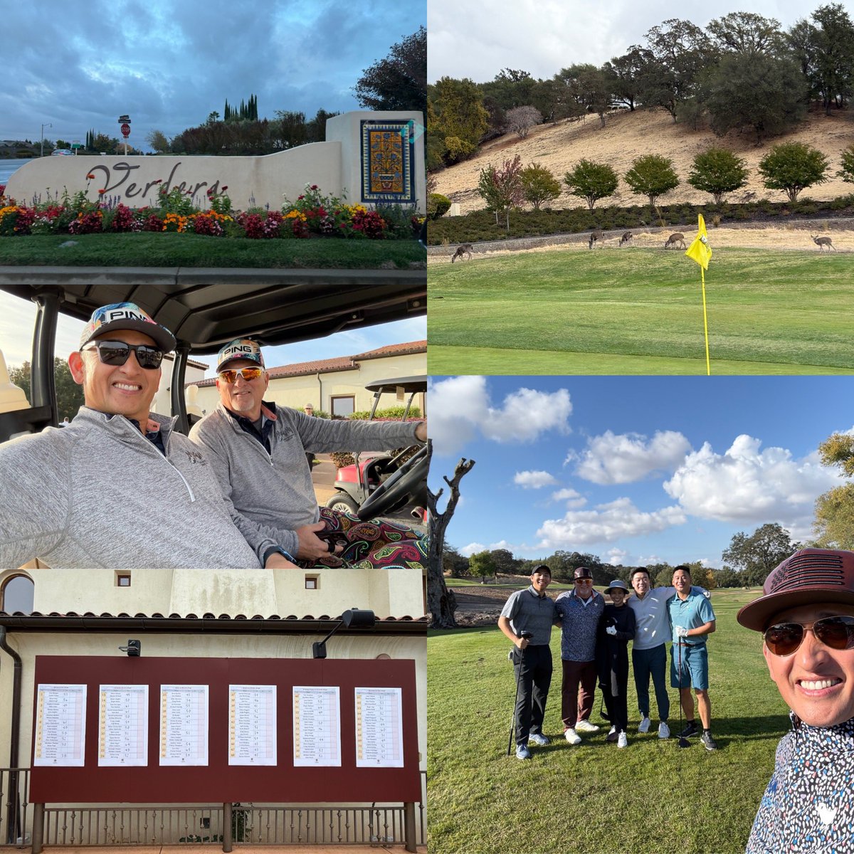 MikuniTaro's tweet photo. Good thing Bryan isn’t sick of me yet! I didn’t play well at all, but thanks to him, we won our flight and had a blast! I even choked on the final horse race hole…🤦🏼‍♂️ 
#Friendship #CattaVerdera #Matching #MemberMember https://t.co/B29xNg3kb5