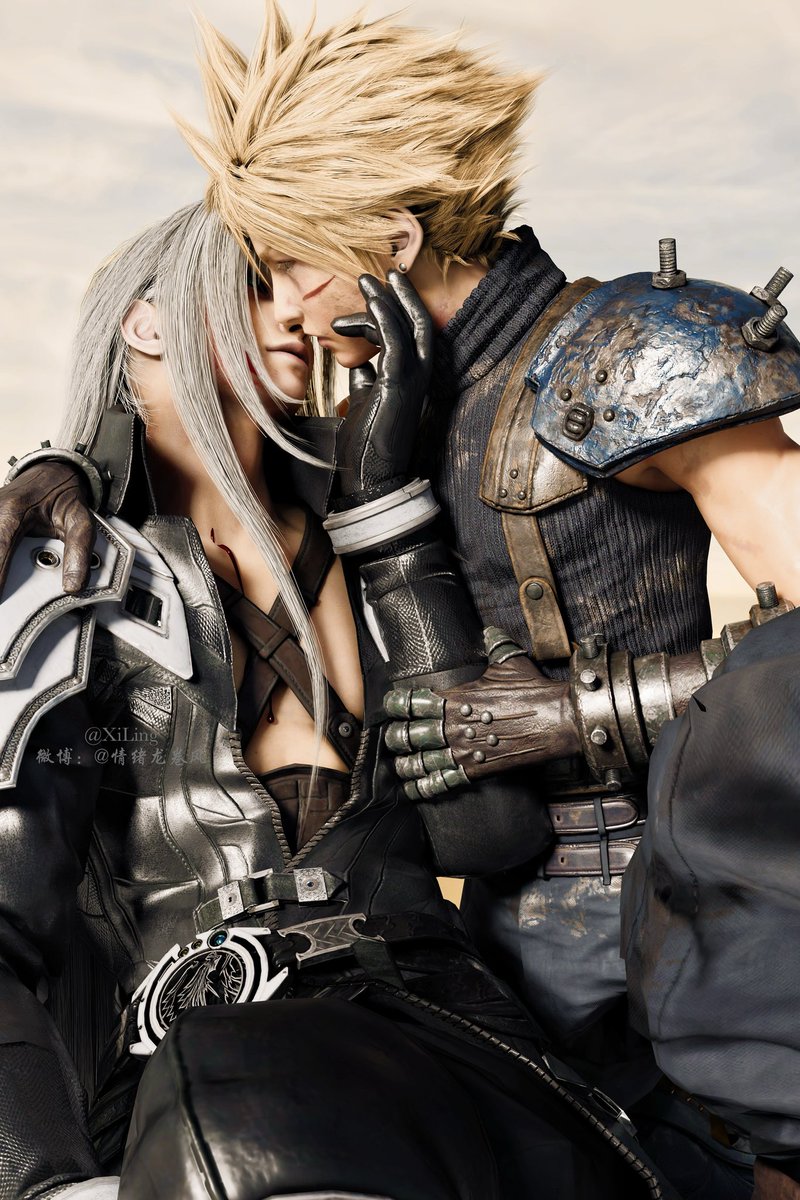 XiLing34602694's tweet image. [SC/CS] Another harassment from despair🖤

#FF7R #Sephiroth #CloudStrife #sefikura #Bottomsephiroth  #blender