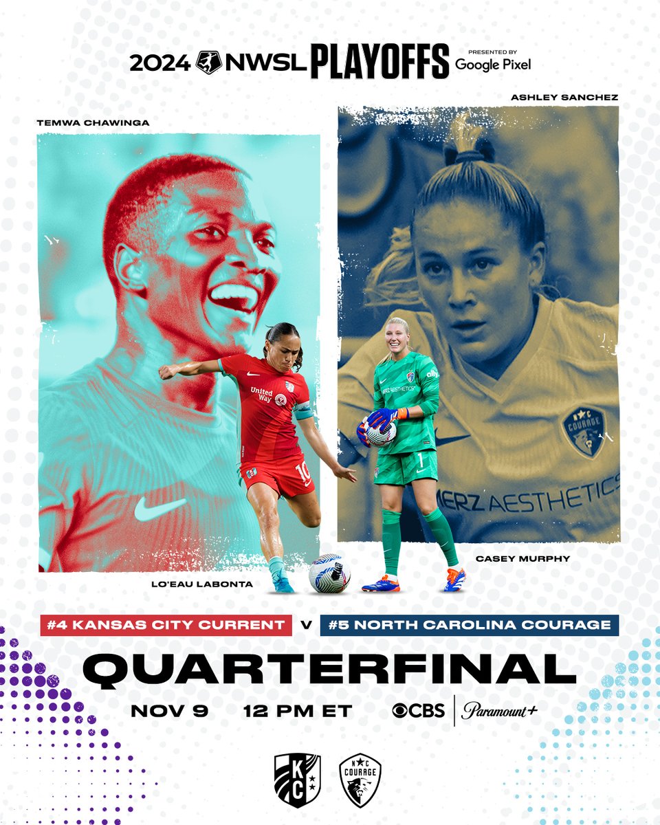NWSL's tweet photo. QUARTERFINAL MATCHUP SET ✅

Presented by @madebygoogle https://t.co/jnGIpx0ZNL