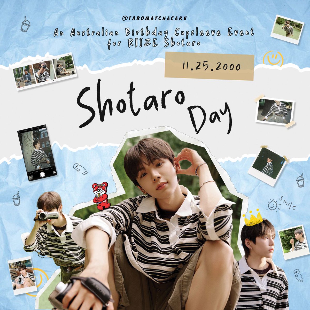 taromatchacake's tweet photo. 𝐒𝐡𝐨𝐭𝐚𝐫𝐨’𝐬 𝐁𝐢𝐫𝐭𝐡𝐝𝐚𝐲 𝐂𝐮𝐩𝐬𝐥𝐞𝐞𝐯𝐞 𝟐𝟎𝟐𝟒
by: @taromatchacake

Sydney 
🗓️ 24th November 2024
⏰ 11am-4pm
📍iHeart Kpop , 94/732 Harris St Ultimo NSW 2007, Australia

Brisbane 
🗓️ 30th November 2024
⏰ 11am-2pm
📍MilkSha ,115 Albert Street Brisbane City

Melbourne 
🗓️ 30th November 2024
⏰ 1pm-4pm
📍Happy Town Kpop Cafe ,Shop 6, Lower Ground Lv, 108 Bourke St, Melbourne

Perth 
🗓️ 30th November 2024
⏰ 11am - 2pm
📍Presotea Newcastle Street 
38/188 Newcastle St, Perth

‼️ ɴᴏᴛᴇ‼️

𝐀 𝐥𝐢𝐦𝐢𝐭𝐞𝐝 𝐚𝐦𝐨𝐮𝐧𝐭 𝐨𝐟 𝐥𝐚𝐬𝐭 𝐲𝐞𝐚𝐫’𝐬 𝐒𝐡𝐨𝐭𝐚𝐫𝐨 𝐃𝐚𝐲 𝐂𝐮𝐩𝐬𝐥𝐞𝐞𝐯𝐞 𝐢𝐬 𝐚𝐥𝐬𝐨 𝐚𝐯𝐚𝐢𝐥𝐚𝐛𝐥𝐞 𝐢𝐧 𝐬𝐦𝐚𝐥𝐥 𝐪𝐮𝐚𝐧𝐭𝐢𝐭𝐢𝐞𝐬.

Cupsleeve Design and Layout by @sshtaro 

#HAPPYSHOTARODAY
#RIIZE #라이즈 
#쇼타로 #ショウタロウ