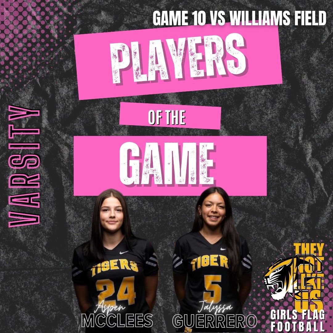 GHSladyflag's tweet photo. Tigers players of the game this week. It was a hard fought week. Love our grit ❤️

@AspenMcclees @Jalyssa_gg @GuerreroJa67788 @flores_aubrey07 @BryleeGaylord 

Good job ladies https://t.co/aGGPjjWHXv