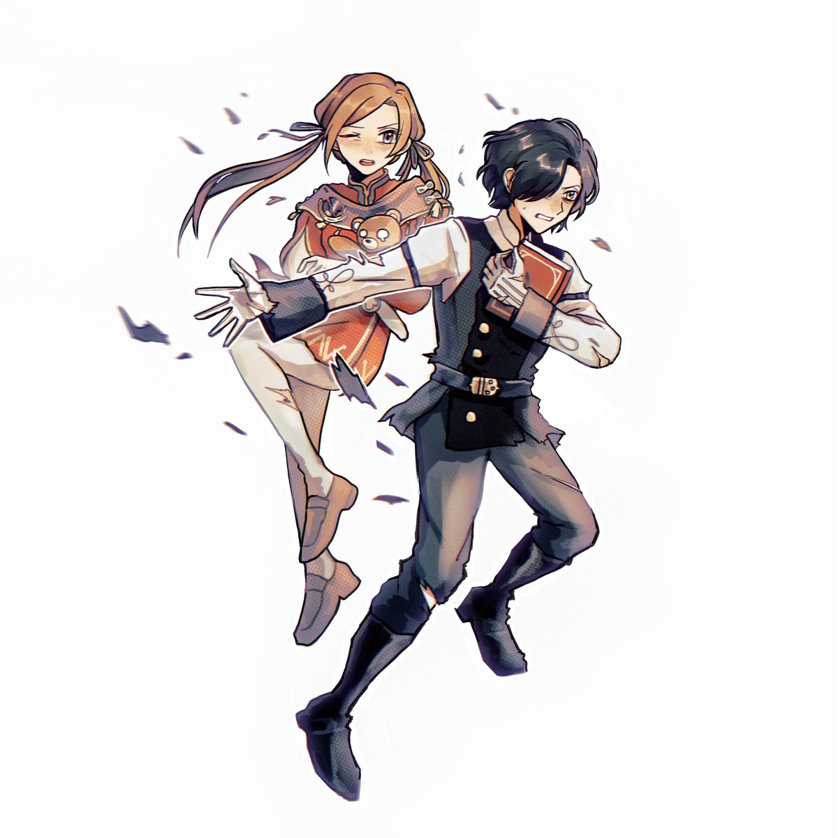 #FE3H young edelgard and hubert