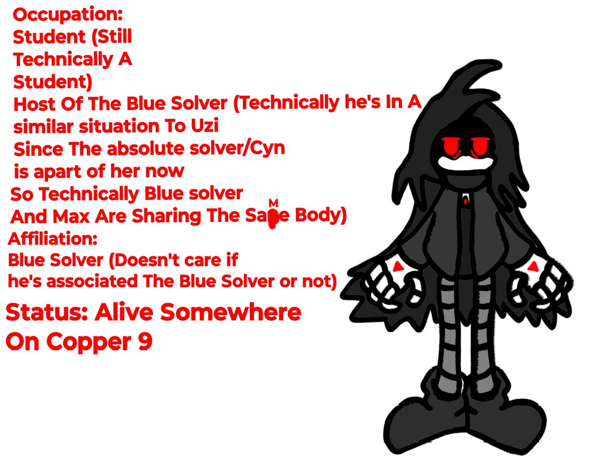 issiah06111's tweet photo. OC This is some Information On Max
Murder drones
#artwork #drawing #oc #ocs #workerdrones #artworkconcept #workerdrone #oc_character #oc_characters #artworkdesign #art #murderdrones #murderdronesfanart #murder_drones #murderdronesoc
#fanart #ocart
#digitalart #sketch #doodle https://t.co/jKOzdErNKz
