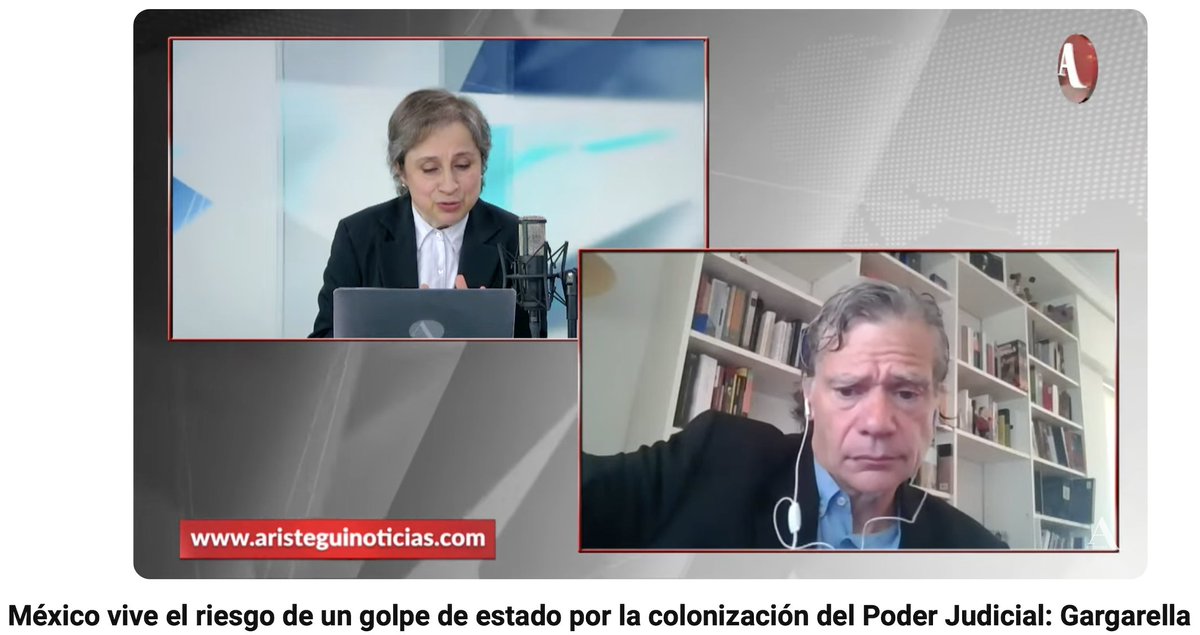 GerardoMunck's tweet photo. Si les preocupa la democracia en América Latina, no se pierdan esta entrevista de @AristeguiOnline con el profesor @Rgargarella sobre los peligrosos cambios al poder judicial en curso en México.

Video: https://t.co/u5nVpJlARC

Para más contexto, ver https://t.co/SzWrhYiWGt https://t.co/L9w1eVAmgx