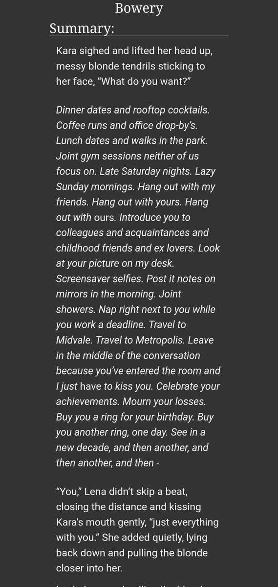 Supercorp Fanfictions tweet media