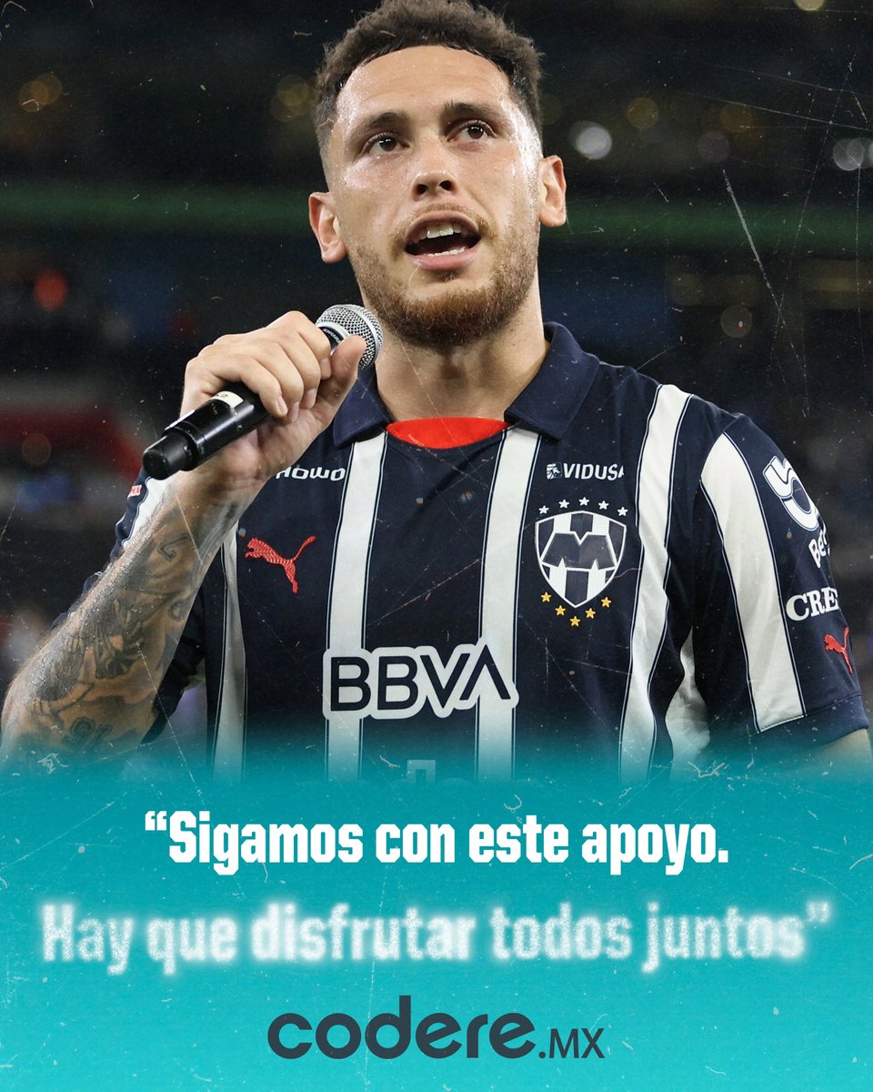 Rayados's tweet photo. ¡JUNTOS 𝐄𝐋 𝐌𝐎𝐍𝐓𝐄𝐑𝐑𝐄𝐘 𝐘 𝐒𝐔 𝐆𝐄𝐍𝐓𝐄!💪🏼💙🤍

#ComentarioRayado @CodereMX https://t.co/TOXgs0sBZ9
