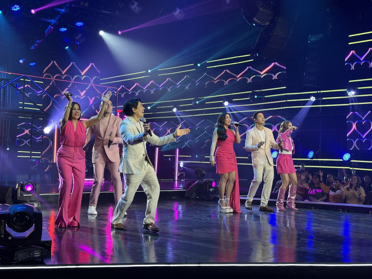 ASAPOfficial's tweet photo. The Company with Yeng Constantino, Erik Santos and Angeline Quinto! ✨🤩 #ASAPpride https://t.co/HpNxcXYg3T