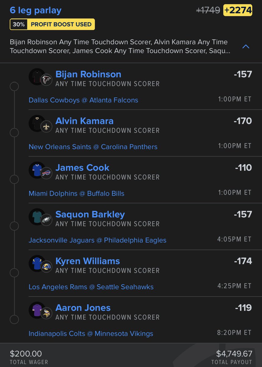 TheParlayPlug's tweet photo. The PERFECT Running back TD Parlay doesn’t exi….. https://t.co/EnjY9Qge3h