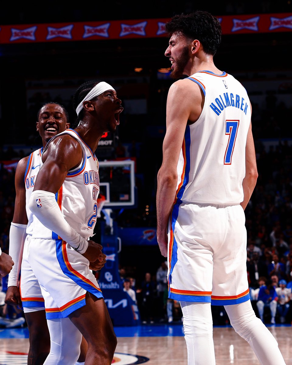 The Oklahoma City Thunder are 6-0 for the first time in franchise history ⚡️