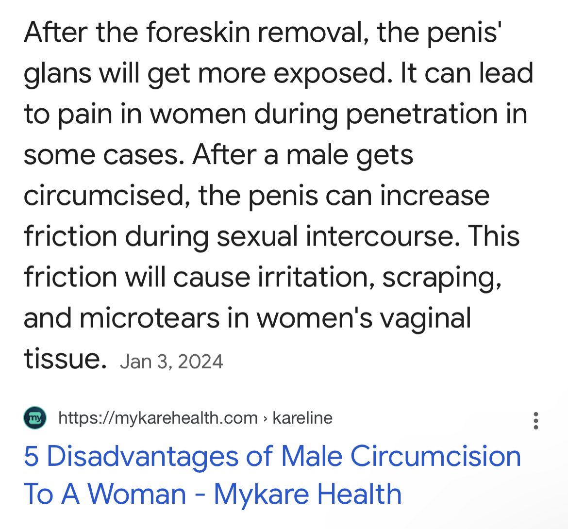 BanTheSnip's tweet photo. @apolloniav Did you know that men being cut is why lackluster sex lives in America are so common?
#i2
#circumcision
#TeamUncut
#TeamIntact
#MyBodyMyChoice
#CircumcisionIsGenitalMutilation
#BornPerfect
#MenDoComplain
#IAmNotThankful
#CircumcisionIsChildAbuse https://t.co/o308GP36qy