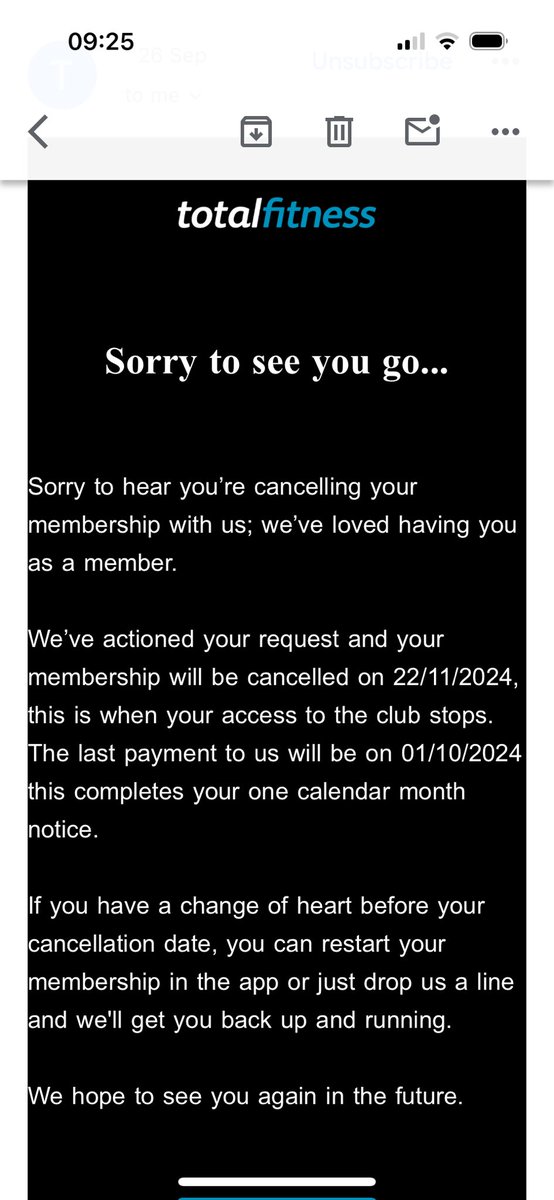 YoxallTerry's tweet photo. @TotalFitness why you still taking my money , i defo haven’t had a change of heart 🙈🤷🏼🤷🏼 https://t.co/8CTWiPkcdK