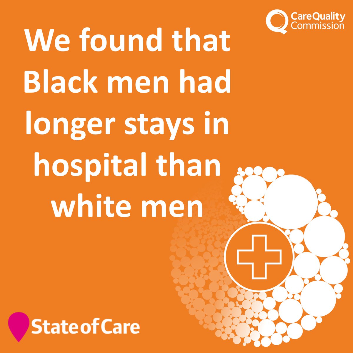 For every 100,000 men receiving care for their mental health in hospital, 100 Black men had stays in hospital longer than 60 days compared with 25 white men who had the lowest length of stay.

#StateOfCare

orlo.uk/XoSeG