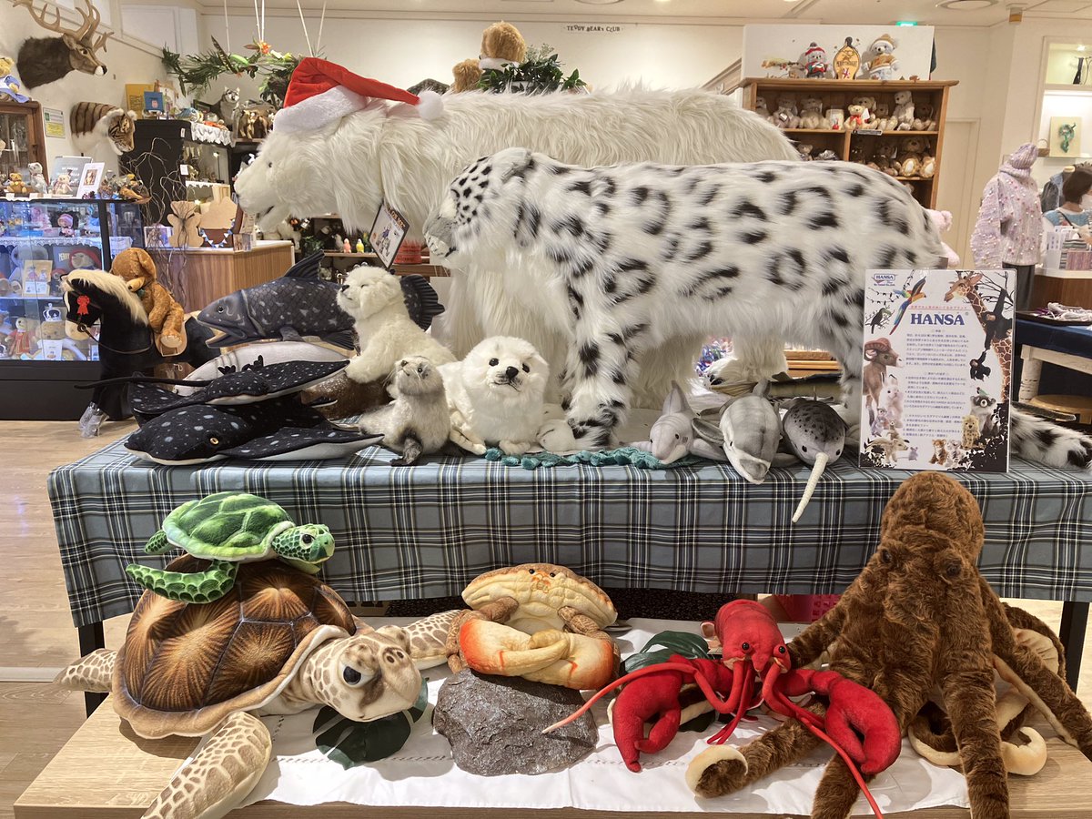 ただいまテディベアーズクラブではリアルでかわいい動物のぬいぐるみ ただいまテディベアーズクラブではリアルでかわいい動物のぬいぐるみ