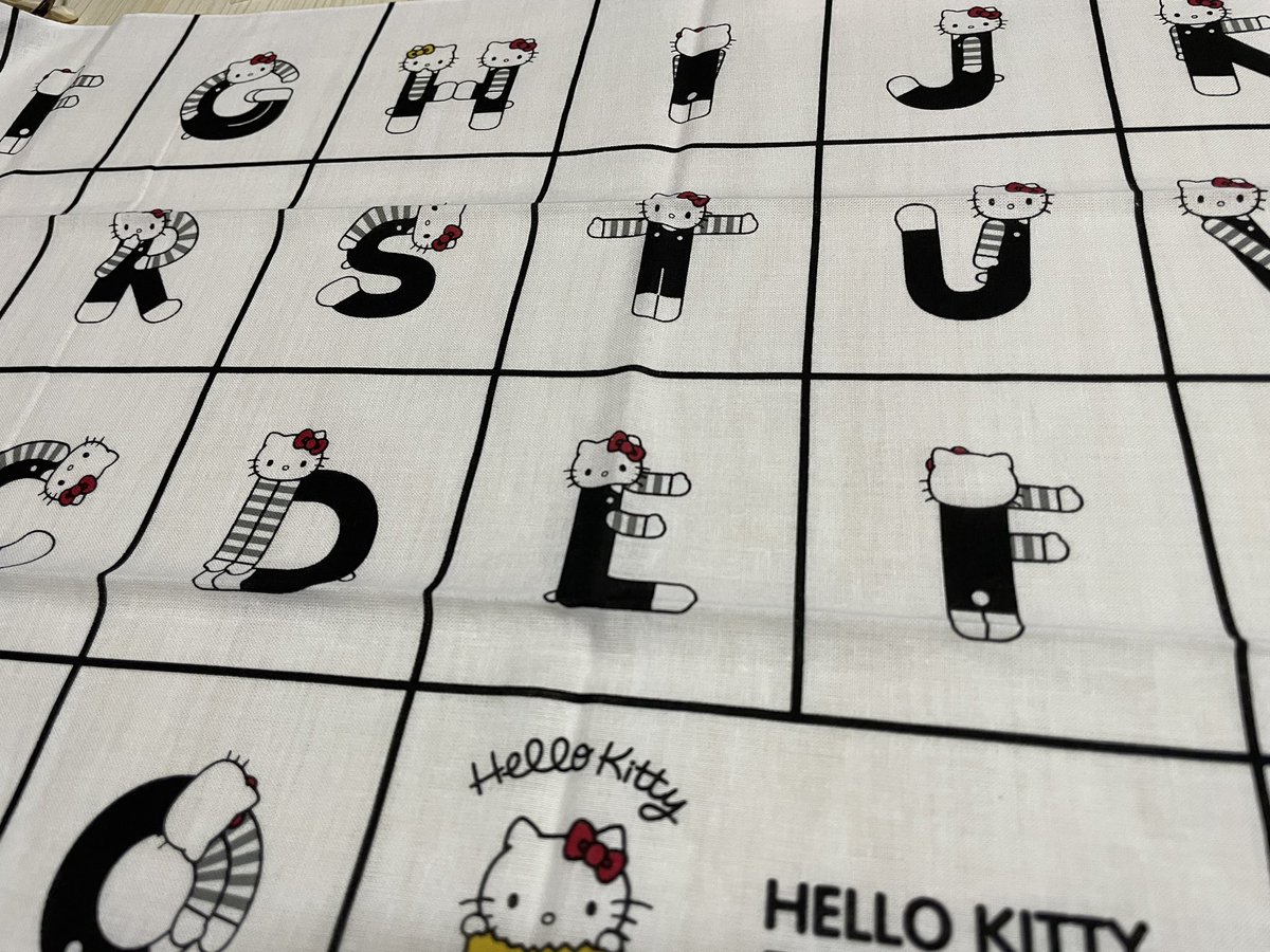 ハローキティ展のひらがなグッズがめっちゃ拡散されてる
