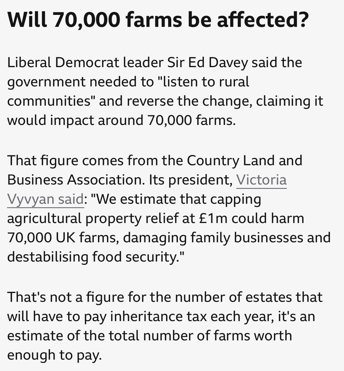NoFarmsNoFoods's tweet photo. Around 70,000 UK farms are at risk from inheritance tax.

#AxeTheFamilyFarmTax https://t.co/K6BOcNVdmN