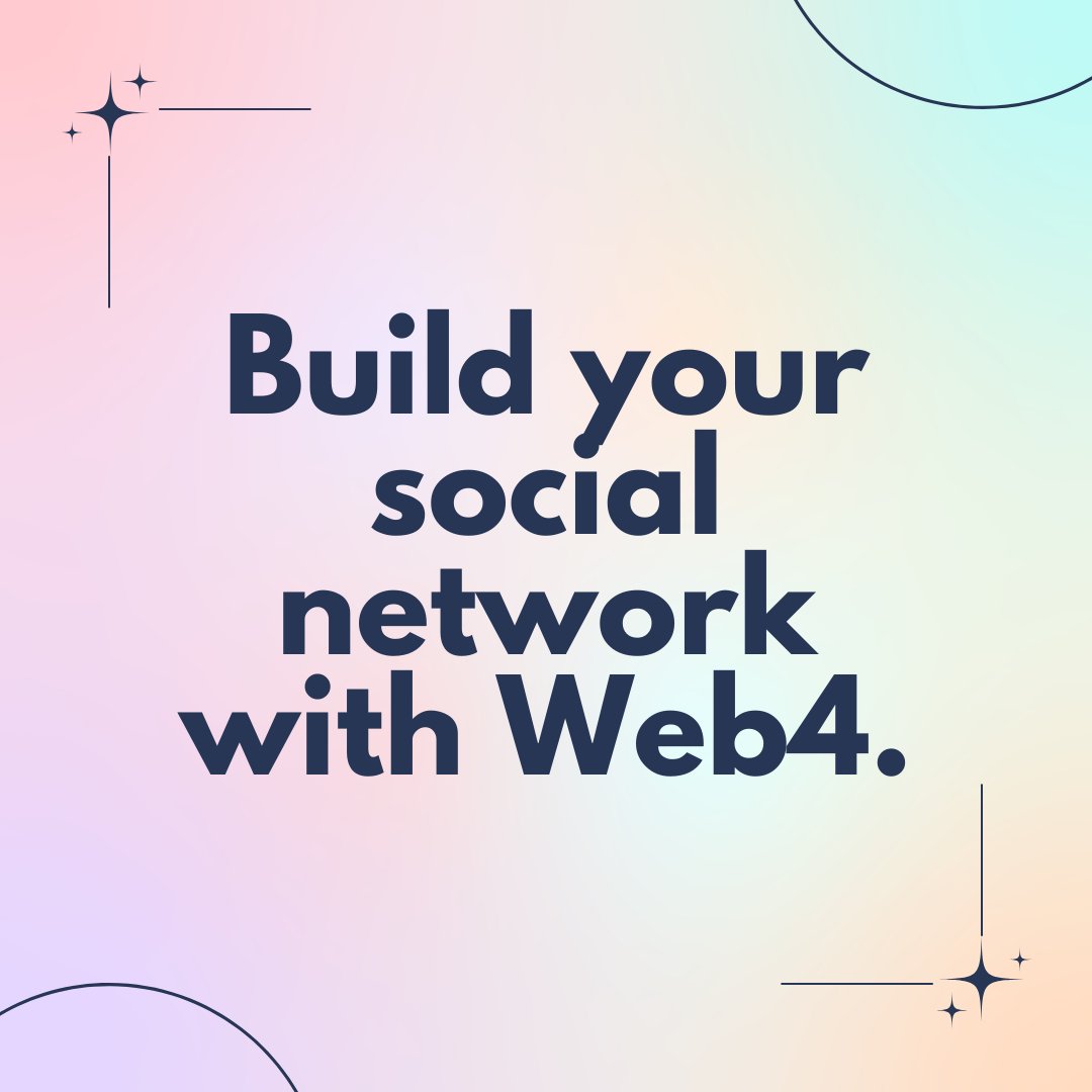 linkspreed's tweet photo. Build your own social network with #Web4? You got it! π Connect your community, share content, and shape your unique platform ππ§ Why wait? Itβs your network, your rules! πͺπ¬ #Web4 #CommunityFirst #YourNetwork https://t.co/ztsq6mPqCm