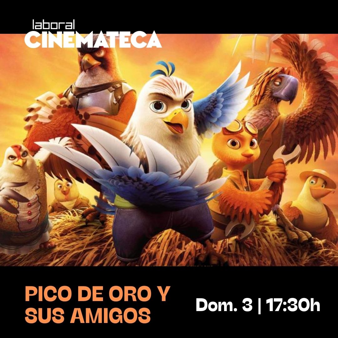 Labcinemateca's tweet photo. 📌 Hoy a 17.30h, no te pierdas las aventuras de 𝙋𝙞𝙘𝙤 𝙙𝙚 𝙊𝙧𝙤 𝙮 𝙨𝙪𝙨 𝙖𝙢𝙞𝙜𝙤𝙨 en @LaboralCdlC 

Esta sesión, apta para todos los públicos, se hará en sesión adaptada para personas con #TEA coon la colaboración de @venTEAdisfrutar y #Alarde 🎟 https://t.co/jv5AlboRbG https://t.co/Xrr1e1qOle