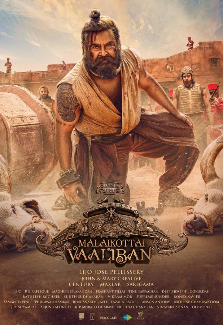 SHiBiNLeO7's tweet photo. An unreleased poster of Malaikottai Vaaliban !!🥵💥
#mohanlal #valiban #Mollywood #mwood #Lalettan #NovembreCestDamso https://t.co/0Cu3s9wdvj