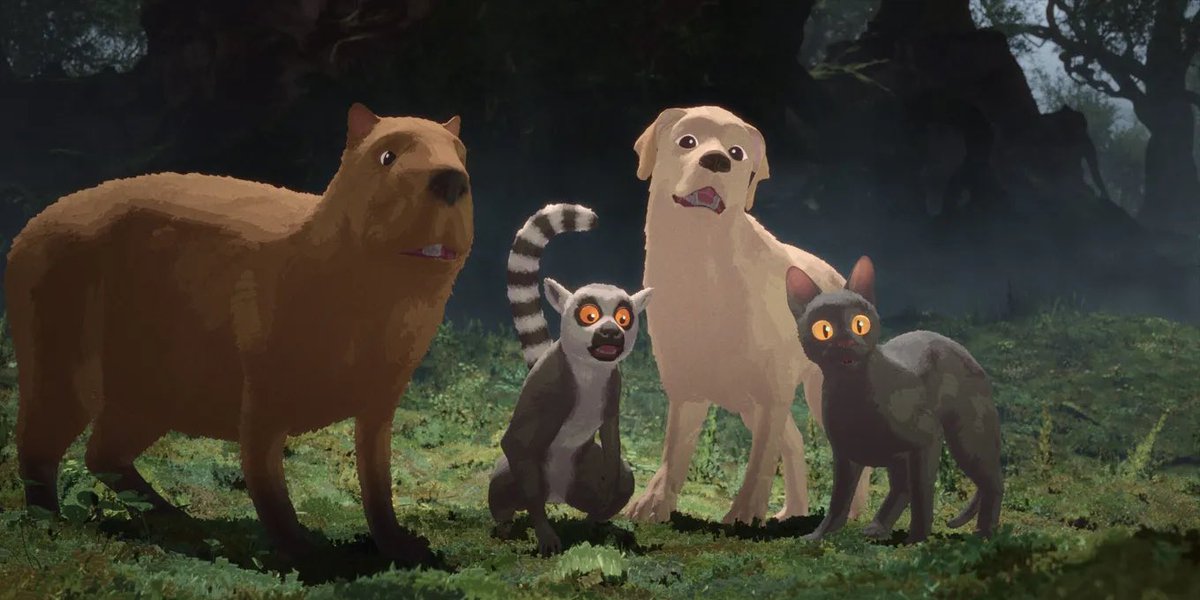 J’ai vu non pas un mais deux avis sur Flow qui décrivent le film comme un "documentaire animalier". Alors, si un jour vous voyez un chat ou un capybara conduire un bateau, surtout prévenez-moi, je suis curieuse de voir ça.
