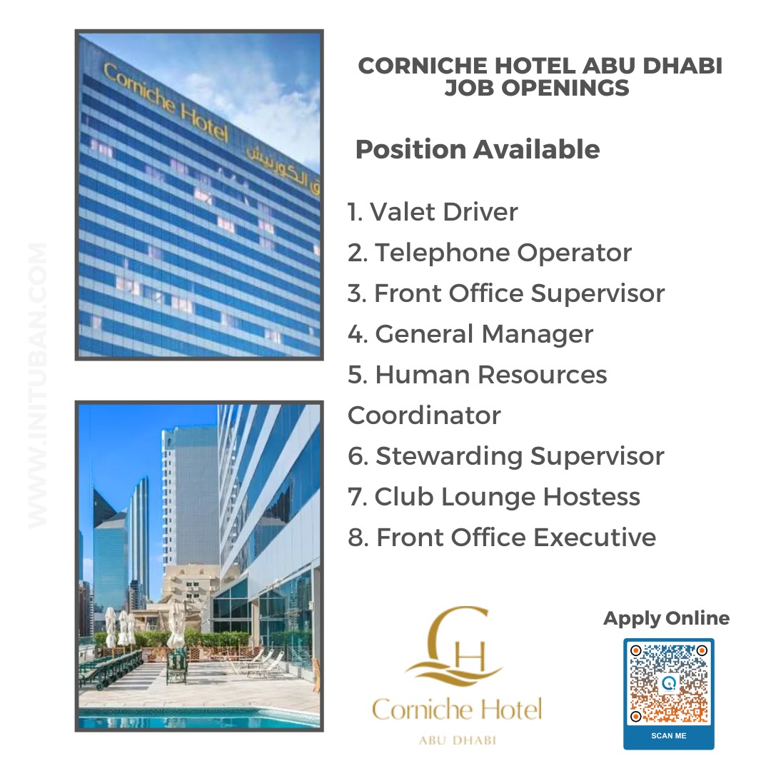 ObimaB's tweet photo. Exciting Career Opportunities at Corniche Hotel Abu Dhabi: Apply Now!

Apply Online: https://t.co/oaacDjH2Ps

#CornicheHotel #AbuDhabiJobs #CareerOpportunities #JobOpenings2024 #CareerSuccess https://t.co/MGHHKYKFcb
