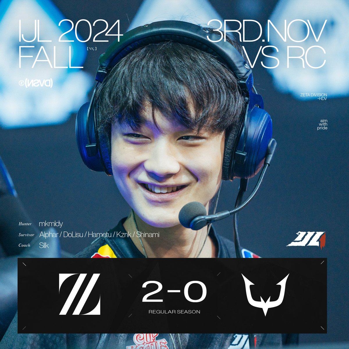 Rd.1 WIN Rd.2 DRAW Rd.3 WIN 2-0 WIN🤲GGWP 全員で繋いだ勝利