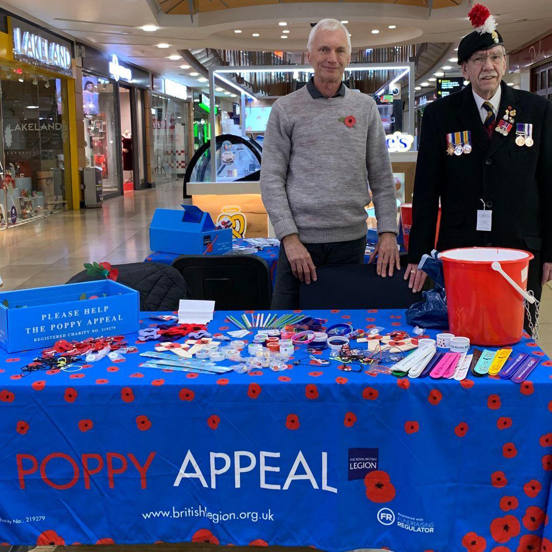 We are proud to welcome back the volunteers from the Royal British Legion this year for their poppy appeal. The team will be selling poppies and RBL memorabilia until Saturday 9th November on Crescent Arcade.

#solihull #poppyappeal #rbl #royalbritishlegion