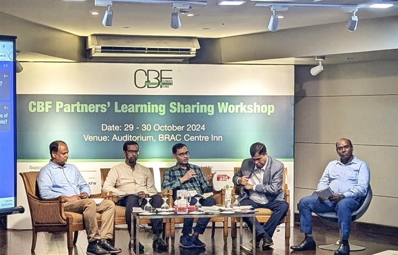 Habitat Bangladesh participated in the "CBF Partners' Learning Sharing Workshop," organized by the Climate Bridge Fund (CBF) on Oct 29-30, 2024, at BRAC Centre Inn. This event provided a platform for stakeholders to reflect on their achievements and discuss areas for improvement.