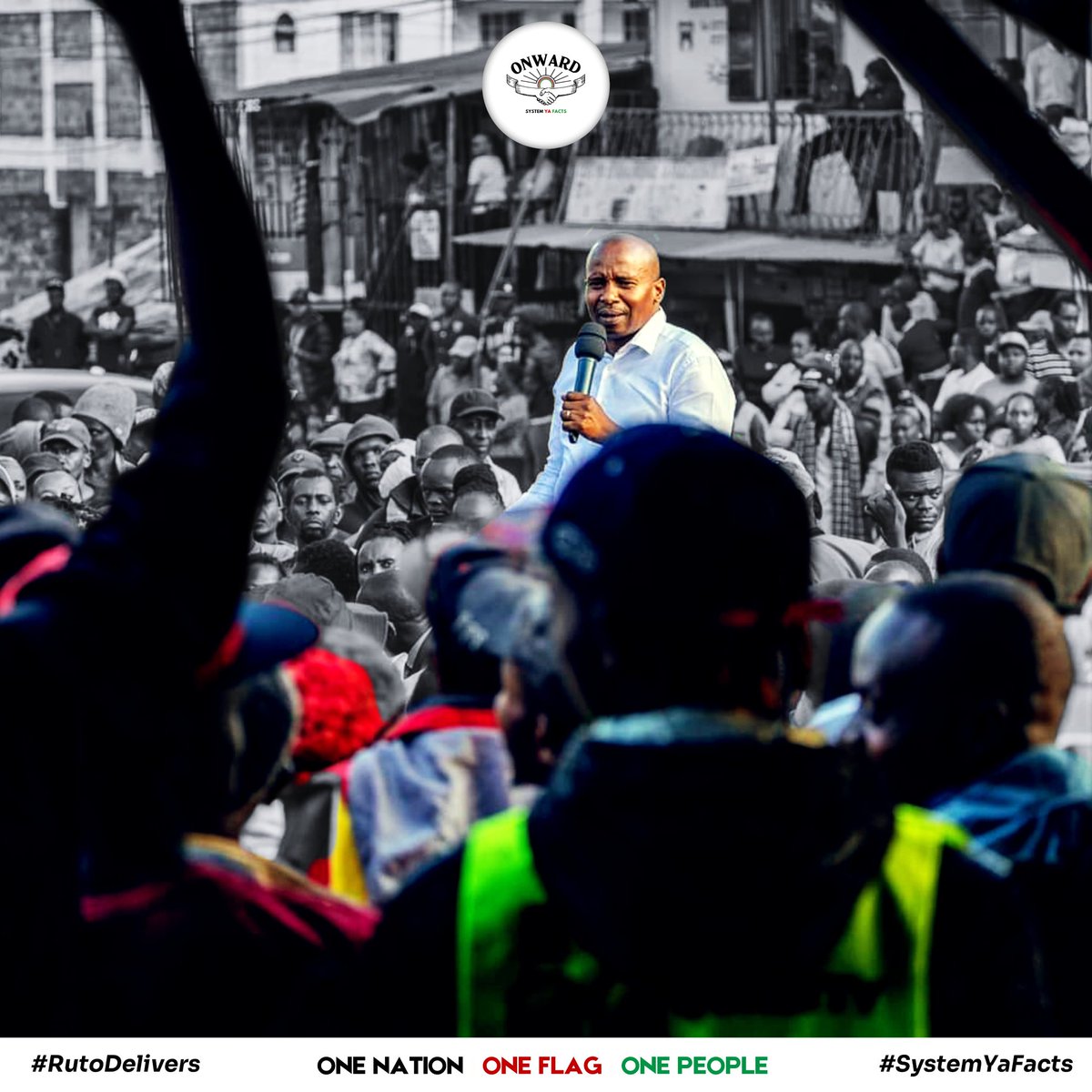 SamNHustler's tweet photo. Kenya stands to grow economically under 
The leadership of H.E President William Ruto and Deputy President H.E Prof. Kithure Kindiki. Their policies and experience in matters economy will see this country rise to the next level. 

Here we say One Nation One Flag One People

#OneIndivisibleNation