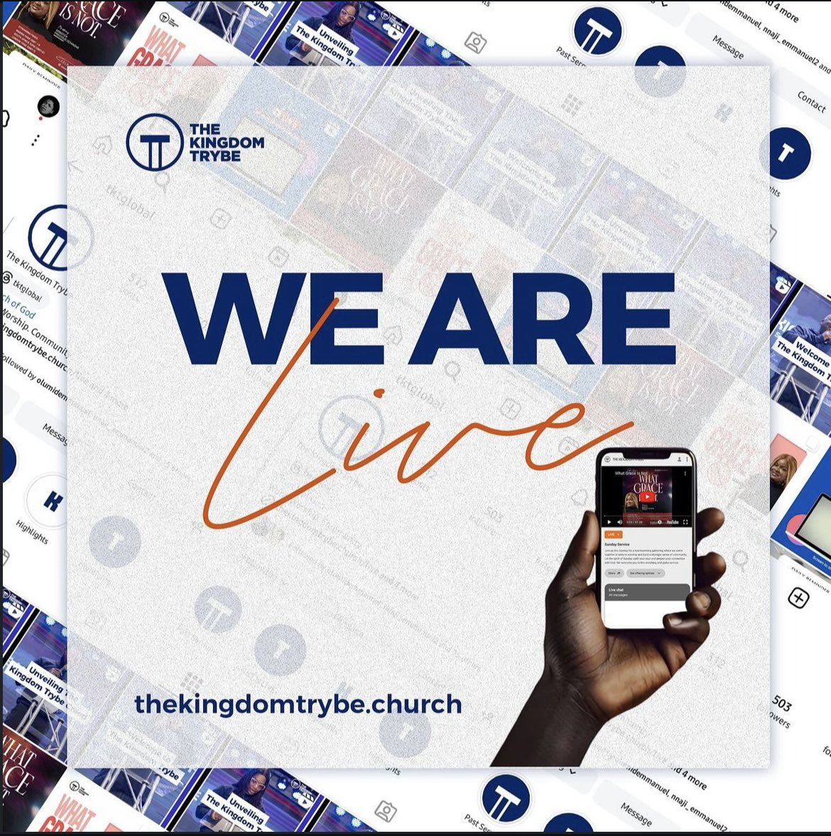 tkt_global's tweet photo. We’re live! 

Join us for today’s message, “Reconsidering: After You Say I Do.” 

Don’t miss out—tune in now: https://t.co/q1MuKGg34g

#tkt #sundayservice https://t.co/FyBrBvEZul