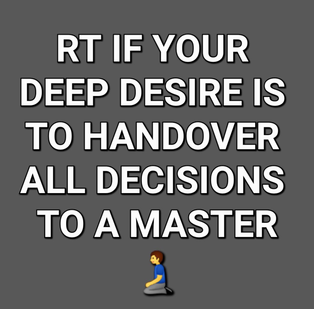 Masterdaddy1234's tweet photo. Love making the decisions 💪🏻 https://t.co/3Sk0W6Xj1O