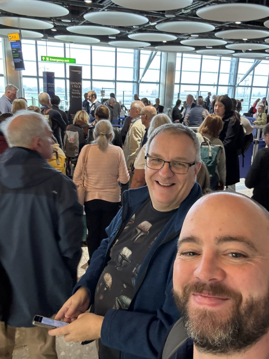 You meet all sorts of people at the airport.