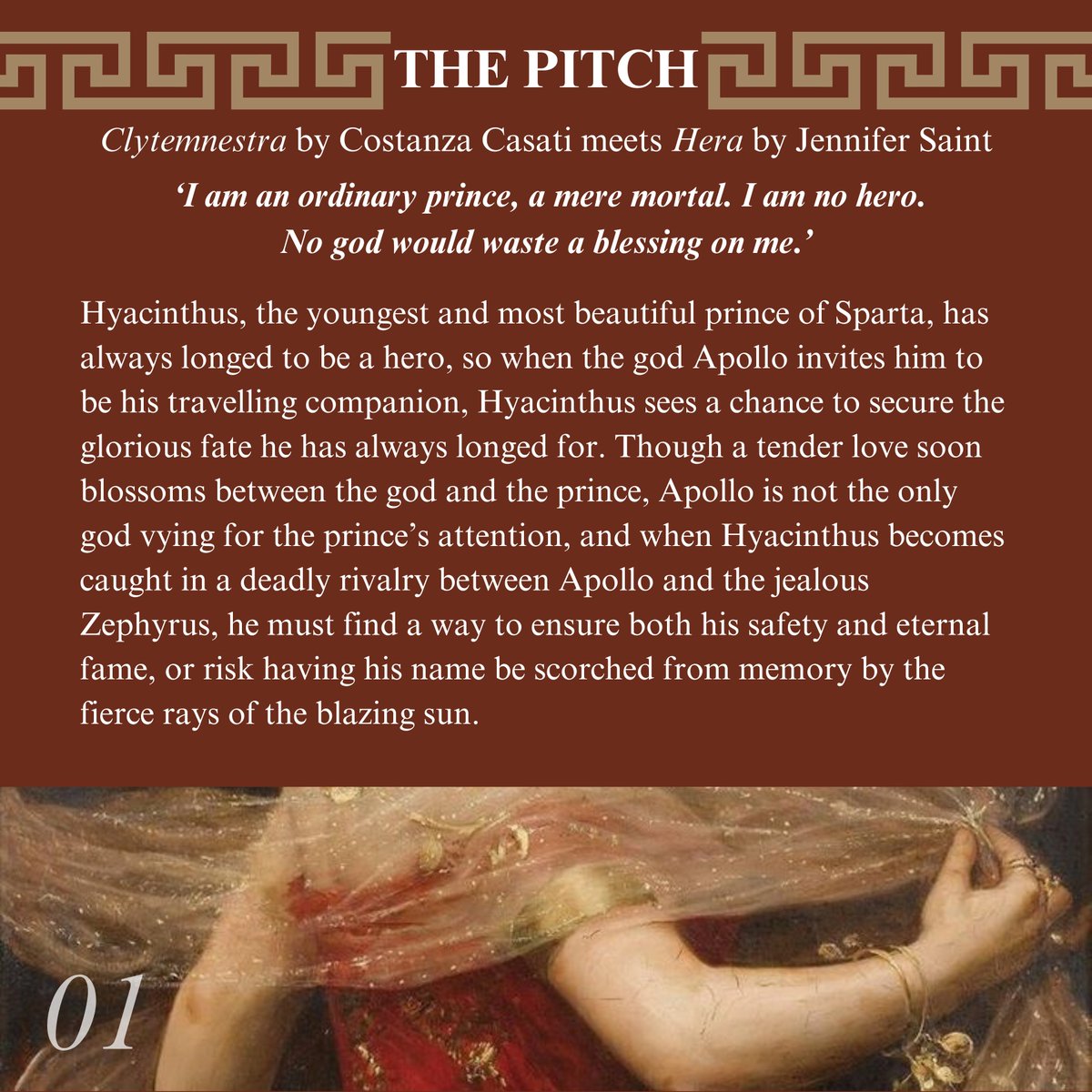 lucymhalley's tweet image. THE SONG OF ACHILLES X CLYTEMNESTRA

🏛️a Hyacinthus and Apollo retelling
🏛️beautiful, lyrical prose 
🏛️an immortal fated love story
🏛️filled with metaphors about the sun and stars
🏛️a book that captures the essence of 'Folklore'
🏛️vengeful, passionate gods

#Q #questpit  #HF #R