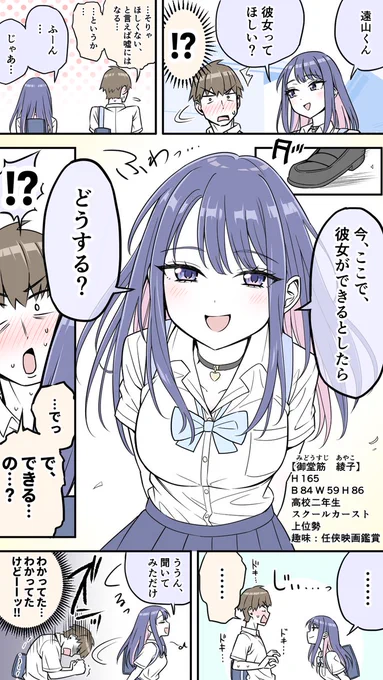 #漫画の読めるハッシュタグ 
ひたすら女の子の手のひらの上で転がされる話①(1/2) 
