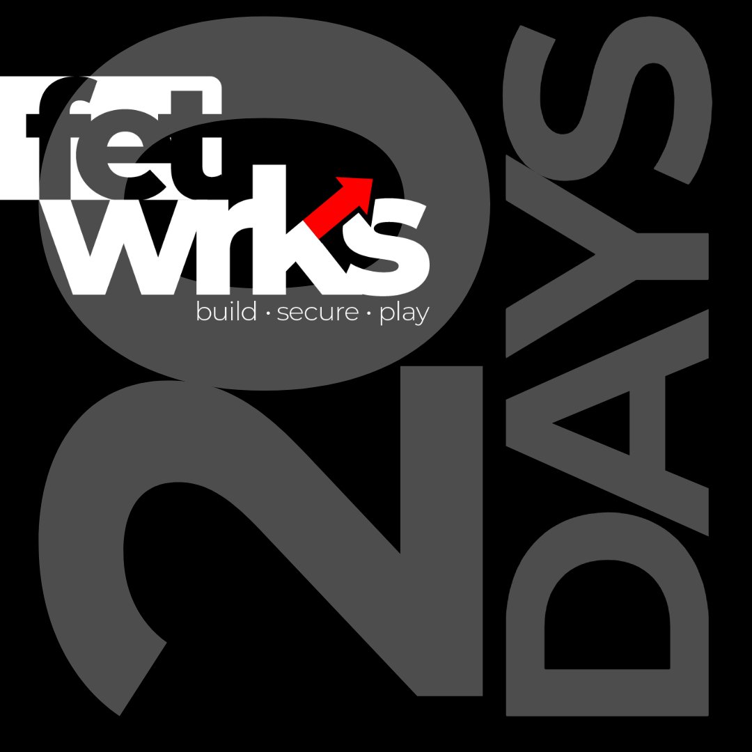 FetWrks's tweet photo. 20 Days until we go LIVE.
π² https://t.co/EybdUd4WII π²
#FetWrks #buildsecureplay https://t.co/KuI1lOg90n