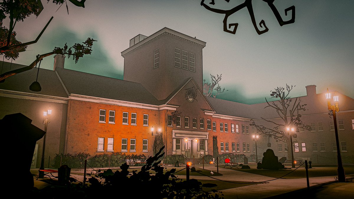 cn9wgq's tweet photo. horror school🦇
Prescott Dorms （Halloween）
By SoftServeNeo
#VRChat_world紹介 #VRChat #VRChatPhotography #VRChatワールド紹介 #VRChat_world #VRC https://t.co/bo0F9nI90p