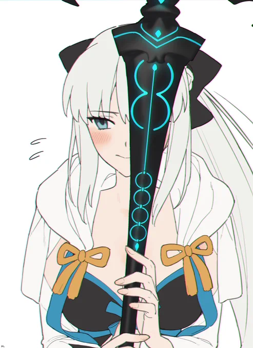 陛下...?お顔を見せてもらっても???/モルガン#FGO #FateGO 