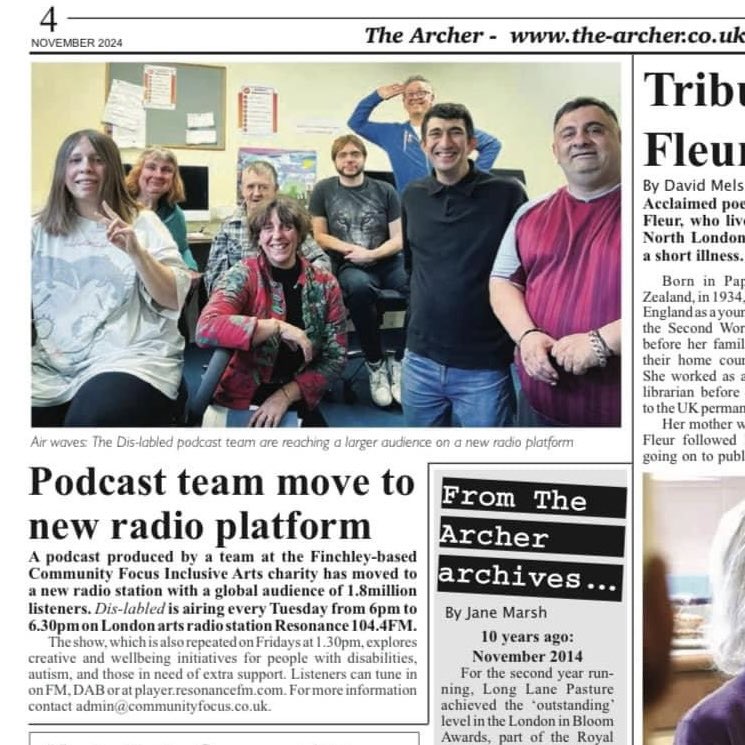 Community Focus Inclusive Arts tweet media