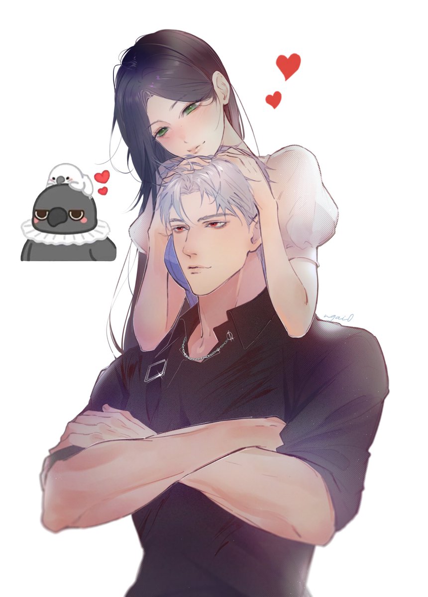 ng_a10's tweet photo. 🐦‍⬛ x 🕊️

#Sylus #LoveandDeepspace https://t.co/vlCdAu68Jf