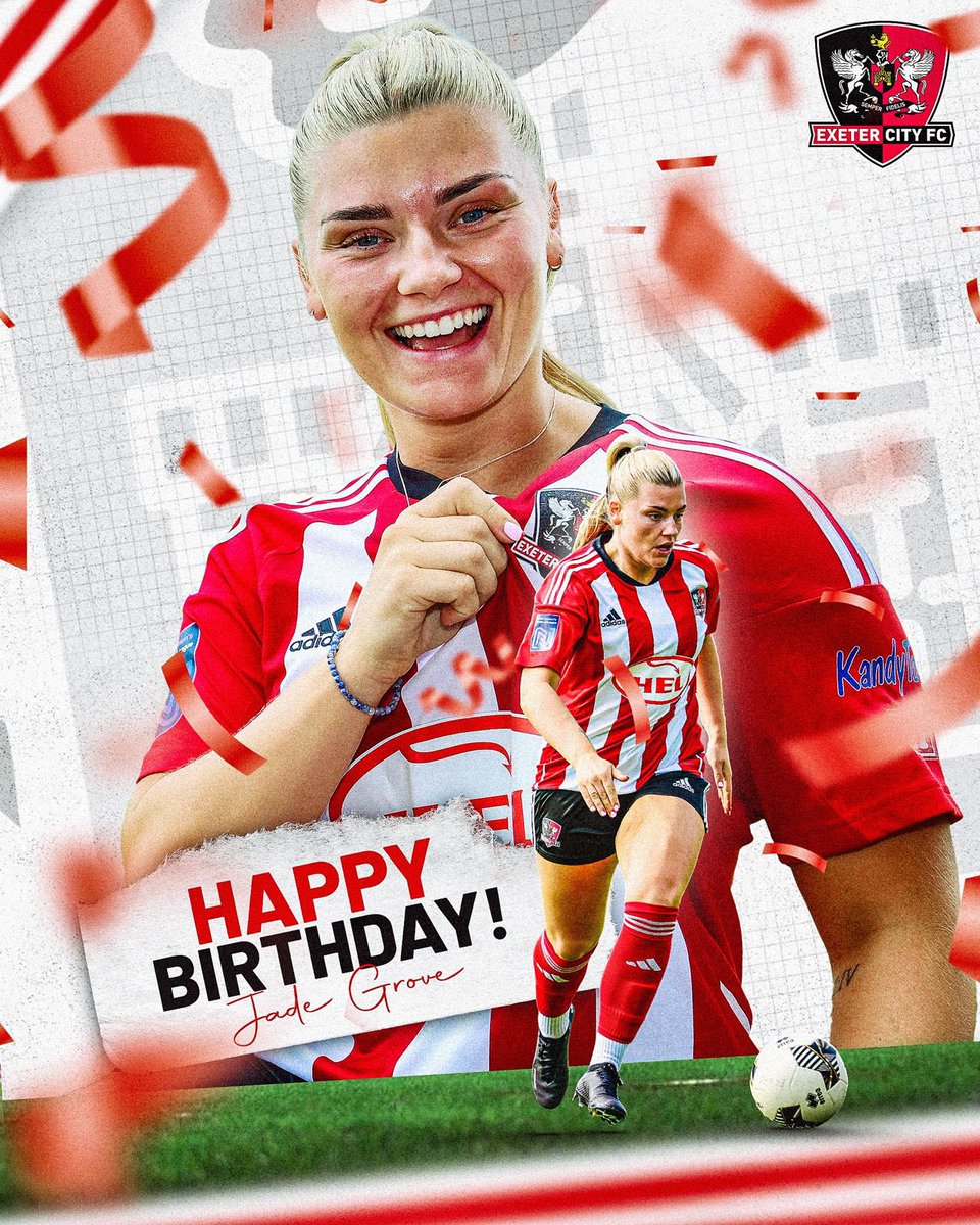 🥳 Happy Birthday Jade

Have a great day!

#ECFC <a href="/JadeGrove8/">Jade Grove</a>